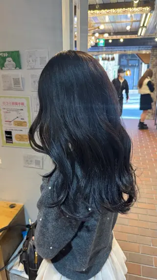 ロング カラー 中下 優光のヘアスタイル
