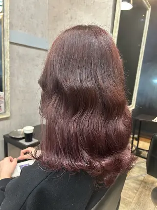 セミロング 青柳 若奈のヘアスタイル