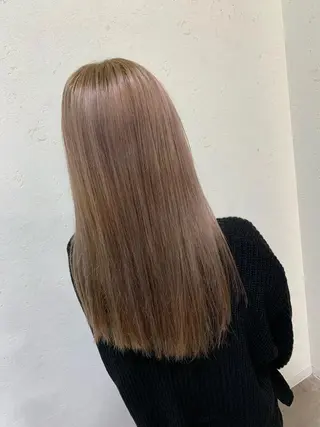 ロング カラー 天野 開のヘアスタイル