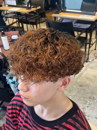 ショート パーマ 梅田💥Cut/ Perm💥ふみのヘアスタイル