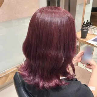 カラー サラ艶/韓国ヘア ︎🌟璃奈 (リナ)のヘアスタイル