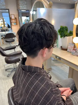 パーマ メンズ 🦋ハイライト/ カラー/こなつ🦋のヘアスタイル