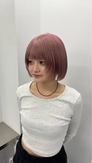 カラー ピンク🎀/ベージ ュ🧸🥞/ユウキのヘアスタイル