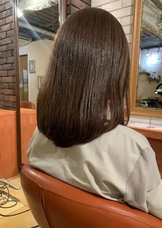ミディアム カラー flencia 丸 和博|カットのヘアスタイル