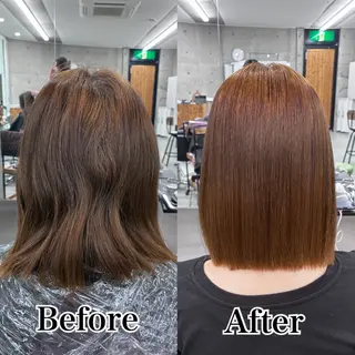 ミディアム Aoba 🫧艶ハイトーン🫧のヘアスタイル