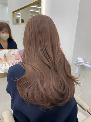 ロング カラー 透明感カラー / 艶カラー/ あいりのヘアスタイル