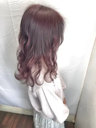 セミロング カラー TAKAHASHI LEAPSのヘアスタイル