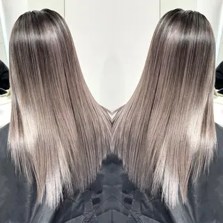 ミディアム バレイヤージュ ボブ🌈ナツヤのヘアスタイル