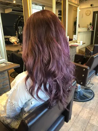 セミロング カラー ヘアアレンジ 美髪・艶髪特化美容師 RYOJIのヘアスタイル