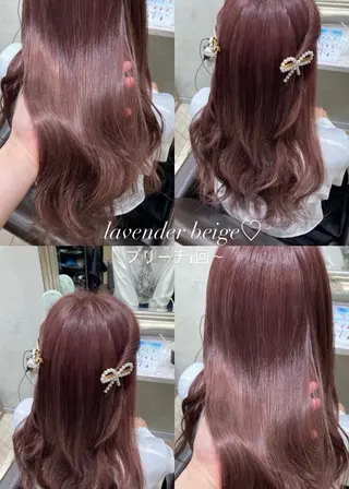 ロング カラー 菅村 緋莉🎀ガーリーヘアのヘアスタイル