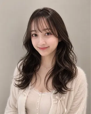 セミロング 中韓🇨🇳🇰🇷 トレンド＆髪質改善のヘアスタイル