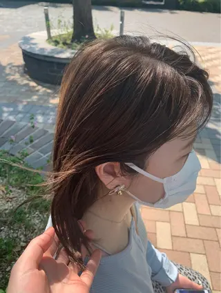 ミディアム パーマ 🫧似合わせカット 🫧福田のヘアスタイル