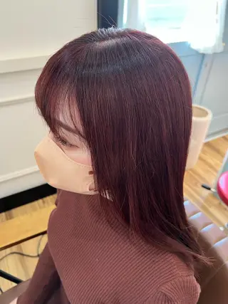 ミディアム カラー 🐰ハイトーンカラー 畠山　渡🐰のヘアスタイル