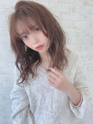 ロング パーマ 髪質改善美容師 個室サロン白金厚哉のヘアスタイル