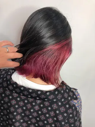 ショート カラー NINE+/代表 ブリーチ特化型サロンのヘアスタイル