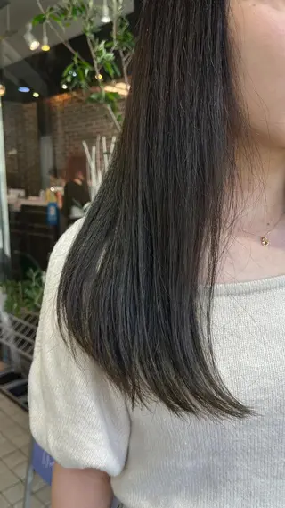ロング カラー ボブ/暖色カラー コウボヒカルのヘアスタイル