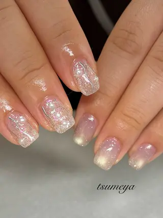 ネイル tsumeya ゆるかわ手描きネイルのネイルデザイン