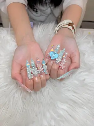ネイル ANH ゴテゴテネイルのネイルデザイン