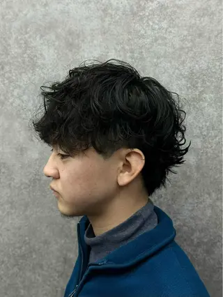 ショート パーマ 🔥フェザーパーマ 特化🔥勇斗のヘアスタイル