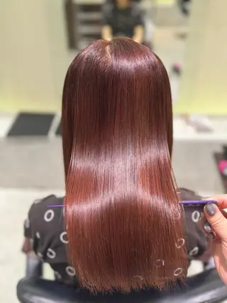 ロング カラー 高須賀 愛琉のヘアスタイル