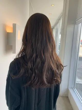 ロング おせ ちさとのヘアスタイル