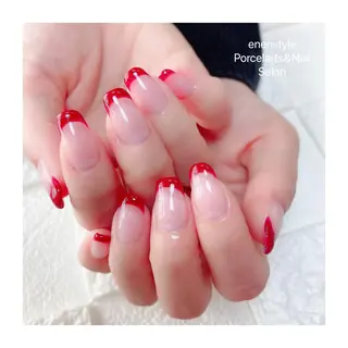 ミディアム ネイル 🐾enen style 🐾のネイルデザイン