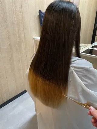 ロング 断られる髪に答えを ♣️井上秀樹♠️のヘアスタイル