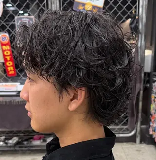 パーマ メンズ 快斗🔥メンズパーマ 🔥モデル募集中🔥のヘアスタイル