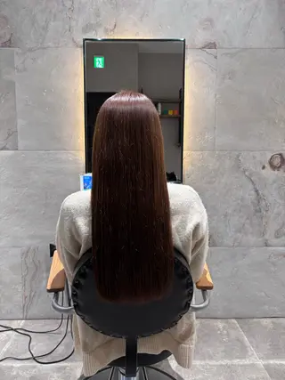 カラー 岩崎 美咲のヘアスタイル