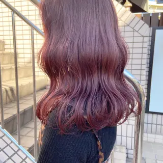 ミディアム カラー ヘアアレンジ 天神レイヤーカット No.1💖マユカのヘアスタイル
