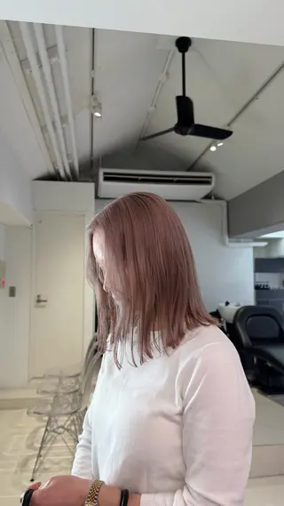 ミディアム カラー naturalカラー / Rukaのヘアスタイル
