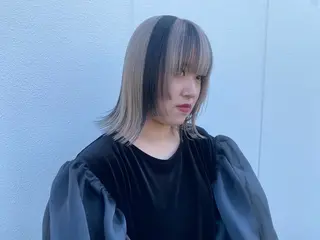 ミディアム カラー 透明感カラー藤村 雄大‪✂︎‬のヘアスタイル