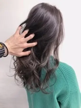 セミロング カラー ヘアアレンジ 【公式】amble luxe池袋東口🩷のヘアスタイル