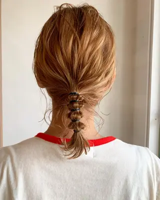 ミディアム カラー ヘアアレンジ 眉毛ワックス konomiの眉毛・アイブロウイメージ
