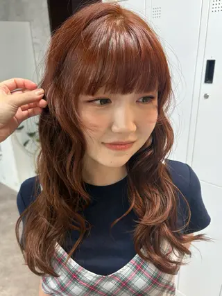 ロング カラー ♱·༝ホノカ.⋆♱【 デザイン/ブリーチ】のヘアスタイル