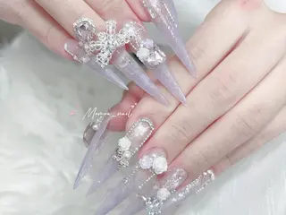ネイル MoMoA Nail ネイル長さ出し専門店のネイルデザイン