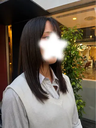 ミディアム SEEK八王子 AINAのヘアスタイル
