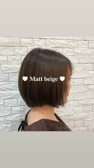 ショート カラー 松本 沙良のヘアスタイル