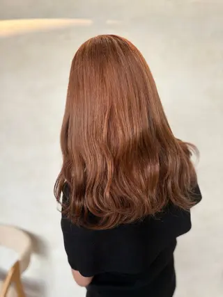 セミロング かな🎀 ぷるカラー/エクステのヘアスタイル