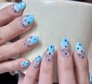 ネイル By moonネイル 🌷ワンホン/韓国風のネイルデザイン