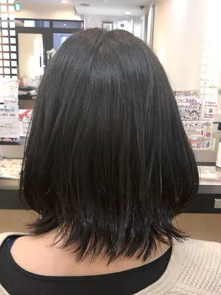 ミディアム カラー ヘアアレンジ リリー /Men's/パーマのヘアスタイル