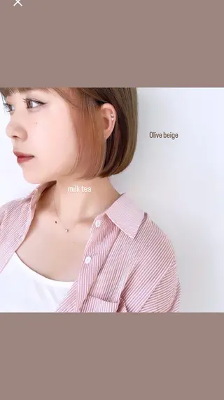 ショート カラー 赤羽美容師 ayunaのヘアスタイル