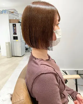 ショート カラー 髪質改善:クロスパー マ特化型⭐中西雄大✂のヘアスタイル