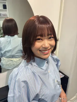 ミディアム カラー 横浜/✨️透明感 カラー✨️/美優のヘアスタイル