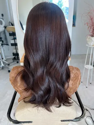 セミロング 加藤 明香里のヘアスタイル