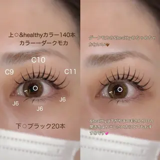 マツエク・マツパ 藤田 あゆみのマツエク・マツパデザイン
