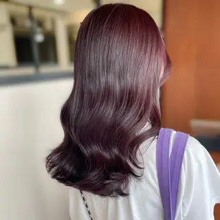 セミロング カラー ブリーチなしカラー kana🐱のヘアスタイル