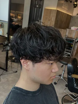 パーマ メンズ 💜垢抜けメンズパー マ💜Sakuraのヘアスタイル