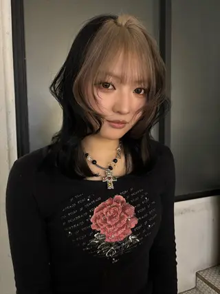 ミディアム 🎀抜け感ナチュラル 🎵asuna🪽のヘアスタイル