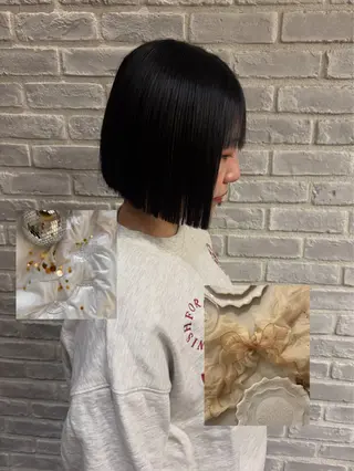 ショート 透けカラー.艶髪. 梅田♡midoのヘアスタイル